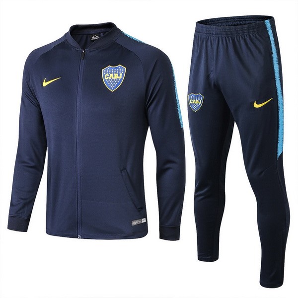 Trainingsanzug Boca Juniors 2018-19 Schwarz Blau Fussballtrikots Günstig